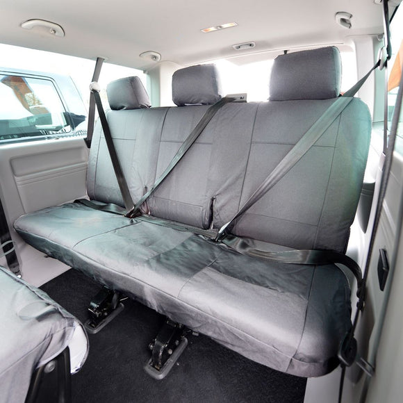 Volkswagen Transporter T5 Shuttle Minibus Van 2004-2015 Tailored  Seat Covers - Third Row Rear Bench