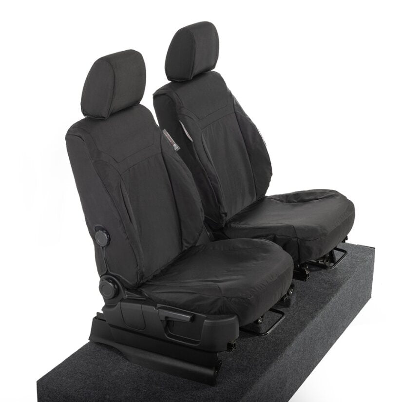 Tailored Front Seat Covers For Land Rover Discovery 2 Td5 1998-2004 – Black, 600 Denier – UK Custom Covers