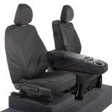 Nissan NV300 Van 2016-2022 Tailored  Seat Covers - Three Front Seats Folding Middle Seat Twin Base Seat