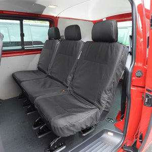 Volkswagen Transporter T5 Kombi Van 2011-2015 Tailored  Seat Covers - Rear Three Single  Seat Second Row
