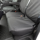 Renault Trafic Crew Cab Van 2014-2024 Tailored  Seat Covers - Three Front Seats  Three Front Seats With Under Seat Storage
