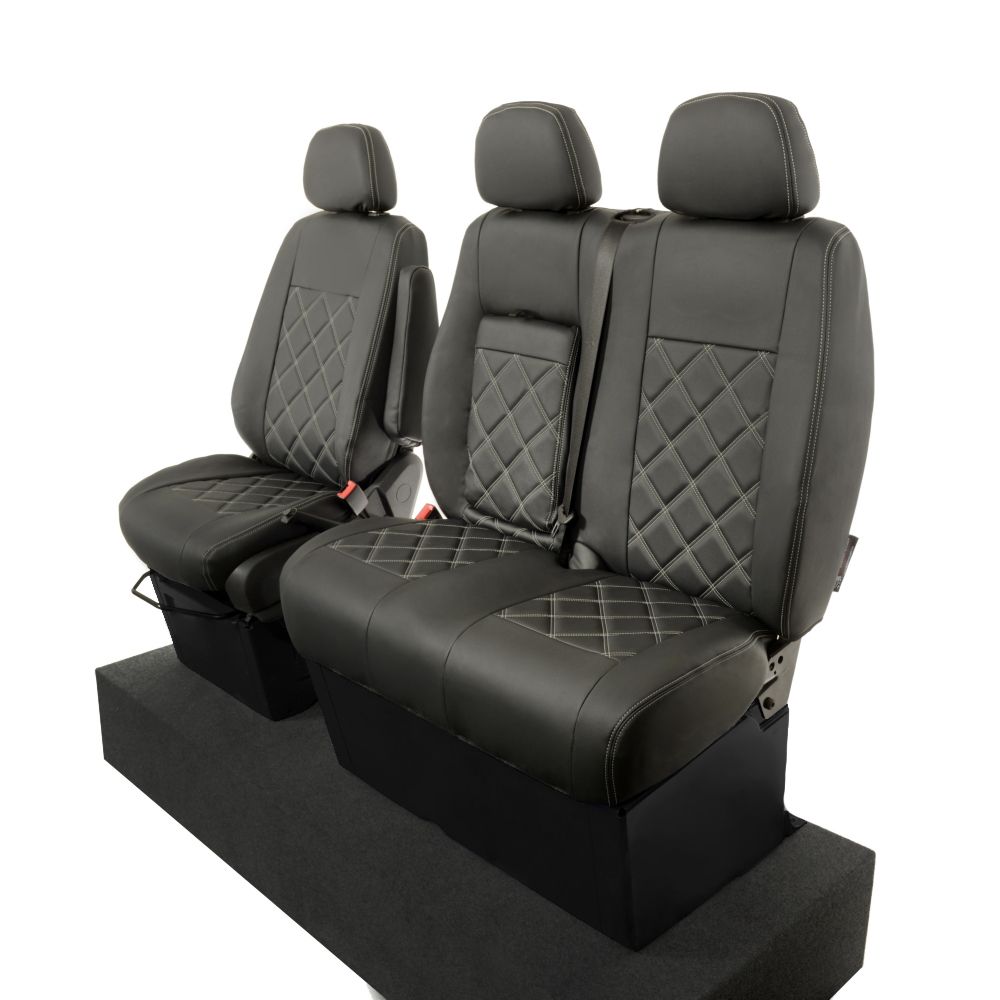 Custom Leather Seat Covers For Mercedes Benz C-class W205 - UK - View #8