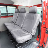 Volkswagen Transporter T5 Shuttle Minibus Van 2004-2015 Tailored  Seat Covers - Rear Three Single  Seat Second Row