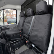 Volkswagen Crafter Van 2017+ Tailored  Seat Covers - Three Front Seats With Folding Middle Seat