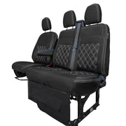 Ford Transit Custom 2024+ Leatherette Seat Covers - Three Front Seats