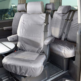 Volkswagen T6 Caravelle 2015-2019 Tailored  Seat Covers - Second Row One Single Seats Left Side