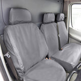 Mercedes Sprinter Van 2018+ Tailored  Seat Covers - Three Front Seats No Work Tray