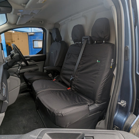 Ford Transit Custom Van 2024+ Tailored  Seat Cover - Double Front Passenger Seat