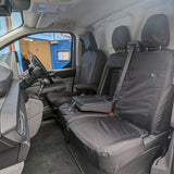 Ford Transit Custom Van 2024+ Tailored  Seat Cover - Three Front Seats