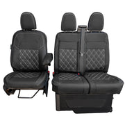 Ford Transit Custom 2024+ Leatherette Seat Covers - Three Front Seats