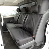 Vauxhall Vivaro Crew Cab Van 2014-2019 Tailored  Seat Covers - Three Rear Seats  With Armrests