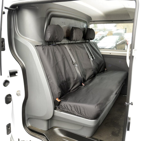 Renault Trafic Crew Cab Van 2014+ Tailored  Seat Covers - Three Rear Seats  With Armrests