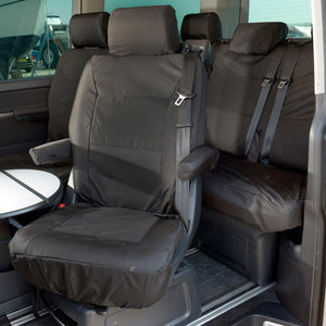 Volkswagen T6 Caravelle 2015-2019 Right Tailored  Seat Covers - Second Row One Single Seats Right Side