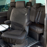 Volkswagen T6 Caravelle 2015-2019 Right Tailored  Seat Covers - Second Row One Single Seats Right Side