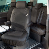 Volkswagen T5 Caravelle 2009-2015 Tailored  Seat Covers - Second Row One Single Seats left Side