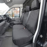 Volkswagen Crafter Van 2017+ Tailored  Seat Covers - Three Front Seats No Folding Middle Seat