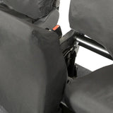 Ford Transit custom 2013-2024 Tailored  Seat Covers - Three Front Seats No Work Tray
