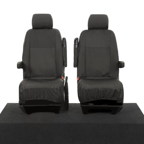 Volkswagen T6 Caravelle 2015-2019 Tailored  Seat Covers - Two Single Front Captain Seats