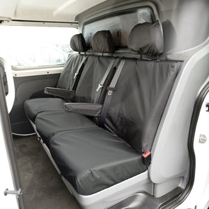 Peugeot Expert Van  2016+ Tailored  Seat Covers - Rear Seats Bench With Armrests