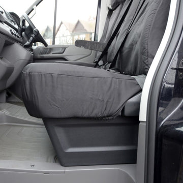 Volkswagen Crafter Van 2017+ Tailored  Seat Covers - Three Front Seats No Folding Middle Seat