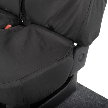 Vauxhall Movano Van 2010-2022 Tailored  Seat Covers - Three Front Seats Folding Middle Seat Two Piece Passenger Base