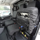 Toyota ProAce Van  2016+ Tailored  Seat Covers - Three Front Seats With Work Tray