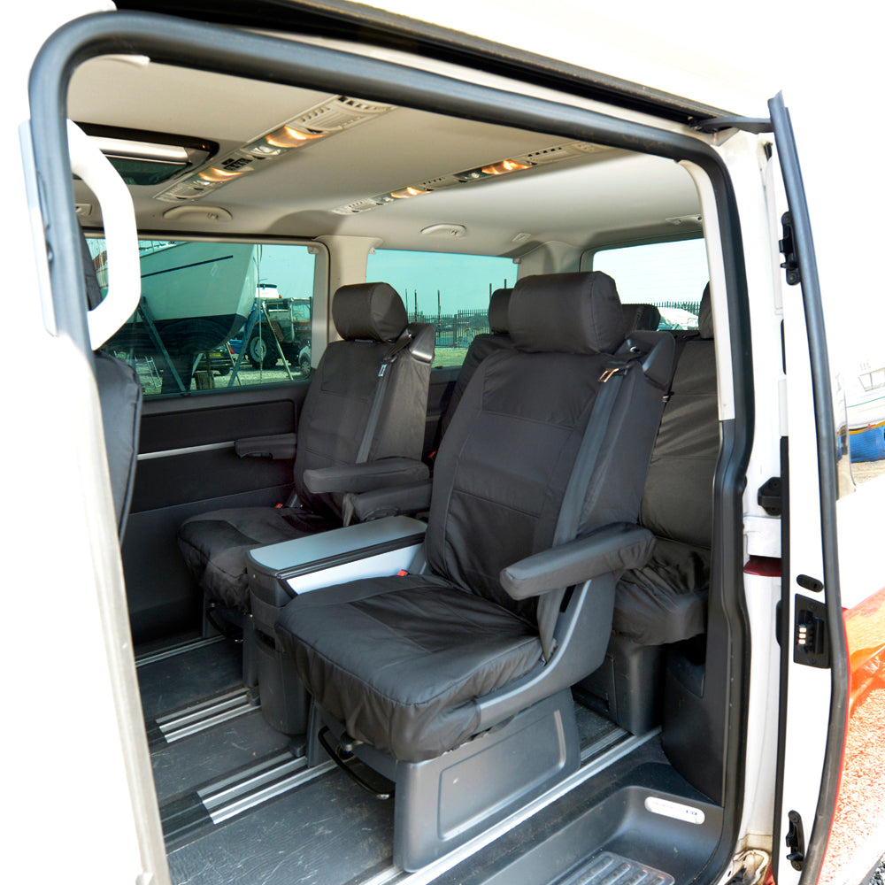 Volkswagen T5 Caravelle 2009-2015 Tailored Seat Covers - Second Row One ...