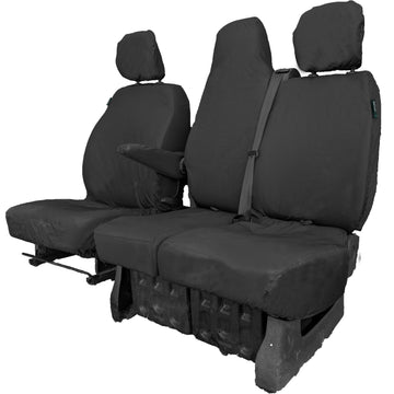 Renault Trafic 2014+ Tailored  Seat Covers - Three Front Seats Double Folding Middle Front Seat