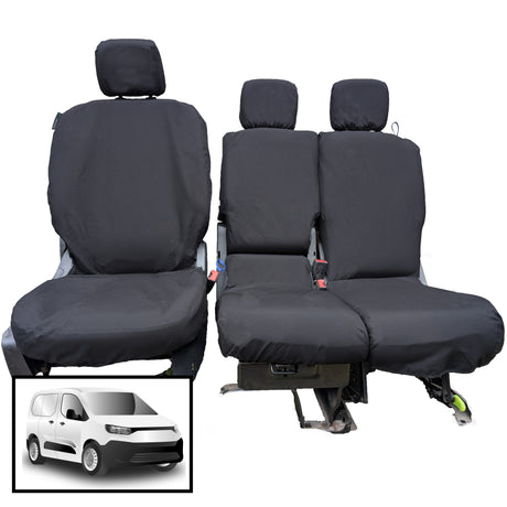 Toyota ProAce City 2021+ Tailored  Seat Cover - Three Front Seats