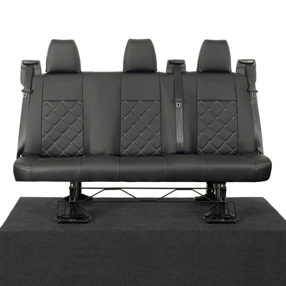 Ford Transit Custom 2013+ Leatherette Seat Covers - Rear Bench