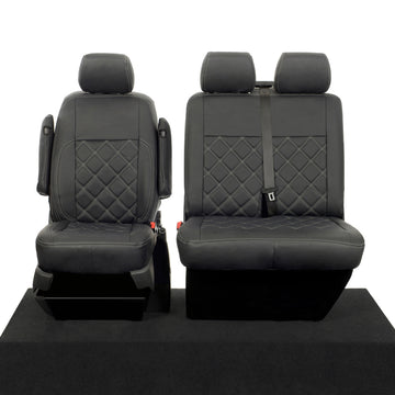 Volkswagen Transporter T6 Kombi Van 2015-2019 Leatherette Seat Covers - Front