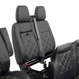 Ford Transit Custom 2013-2024 Leatherette Seat Covers - Front
