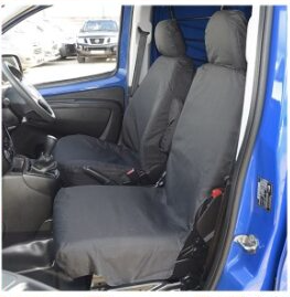 Renault Kangoo Van 2009-2022 Tailored  Seat Covers - Two Single Front Seats Folding Passenger Seat