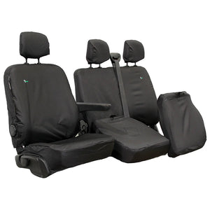 Vauxhall Vivaro Van 2014-2019 Tailored Seat Covers - Three Front Seats With Under Seat Storage