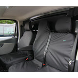 Vauxhall Vivaro 2014-2019 Seat Covers - Three Front Seats Folding Middle Seat