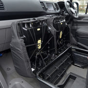 Volkswagen Crafter Van 2017+ Tailored  Seat Covers - Three Front Seats No Folding Middle Seat
