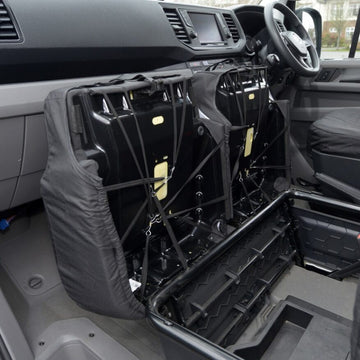 Volkswagen Crafter Van 2017+ Tailored  Seat Covers - Three Front Seats No Folding Middle Seat