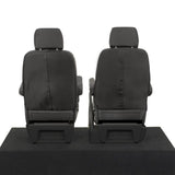 Volkswagen Transporter T5 Kombi Van 2011-2015 Tailored  Seat Covers - Two Single Front Captain Seats