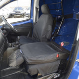 Peugeot Bipper Van  2008-2018 Tailored  Seat Covers - Two Front Seats Fold Down Passenger Seat