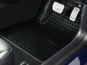 Chery Tiggo 8 PHEV 2025+ 7 Seats Boot Mat // Odourless Deck Plate Off Road Rubber, Black Trim