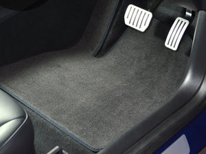 Kia Sorento 2015-2020 7 seat Car Mats // Grey Super, Black Trim, Carpet Heelpad