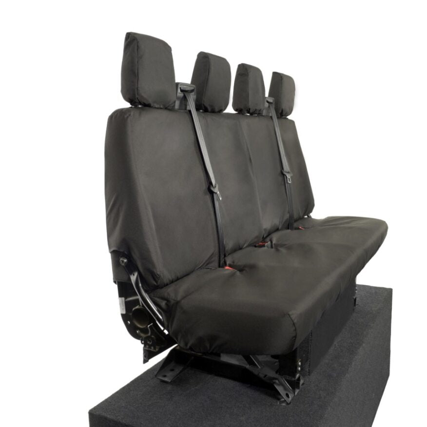 Ford Transit (MK8 2014-) - Tailored Front Row Seat Covers in Black (1 Ford Transit (MK8 2014-) - Tailored Front Row Seat Covers in Black (1