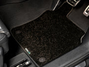 Chery Tiggo 8 2025+ Car Mats // Black Elite, Black White Stitch Trim, No Heelpad