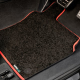 Honda Civic 2012-2017 Car Mats // Black Elite, Red Trim, No Heelpad