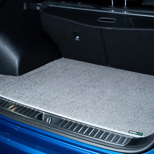 Volkswagen Touareg 2018+ Boot Mat // Grey Elite, Light Grey White Stitch Trim