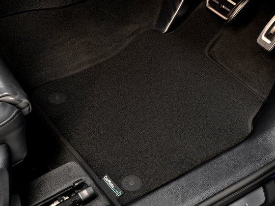 Jaecoo 5 2025+ Car Mats // Black Executive, Black Trim, PVC Heelpad
