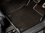 Ford Transit Custom Crew Cab Manual Walkthrough 2024+ Van Mats // Black Executive, Light Grey Trim