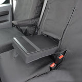 Vauxhall Vivaro Van  2019+ Tailored  Seat Covers - Three Front Seats With Work Tray