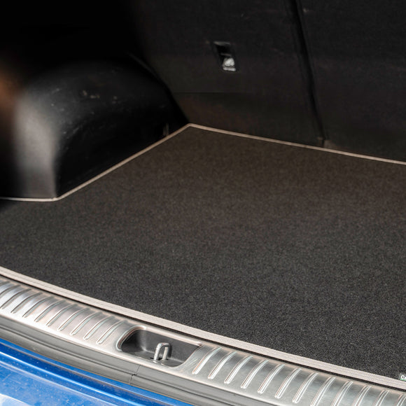 Vauxhall Astra K Hatchback 2015-2022 Boot Mat // Black Grand, Grey Trim