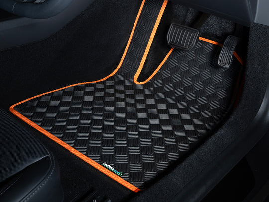Jaecoo 7 Luxury PHEV 2024+ Boot Mat // Odourless Rubber, Orange Trim